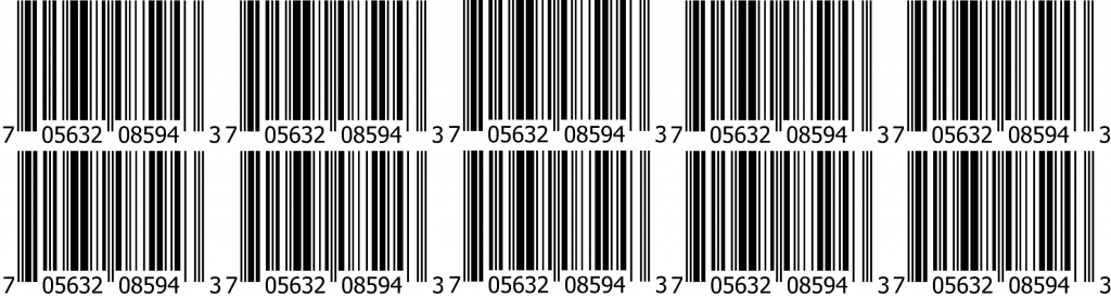 10 barcodes 