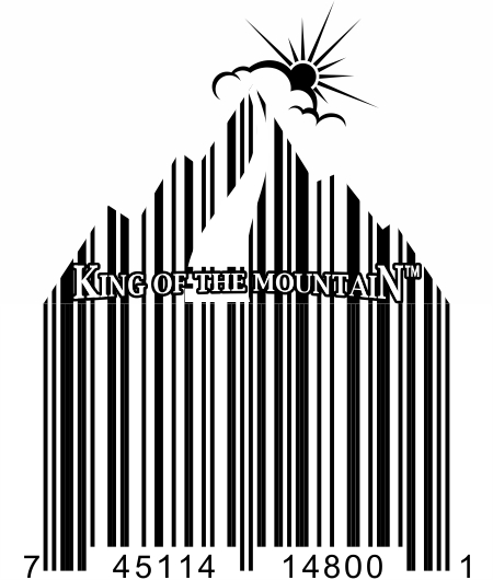 King of the Mountain barcode artwork