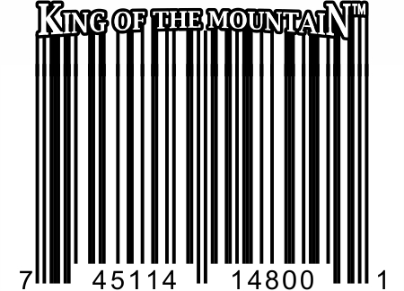 King of the Mountain barcode artwork