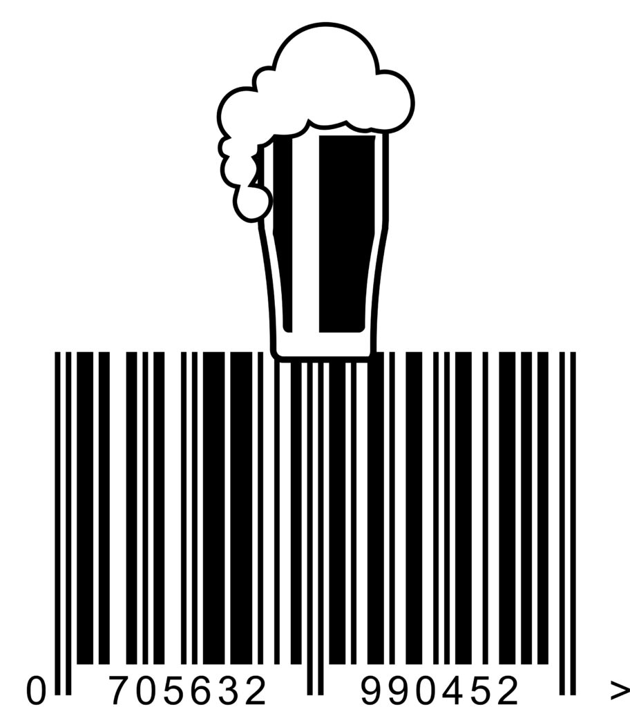 beer barcode artwork