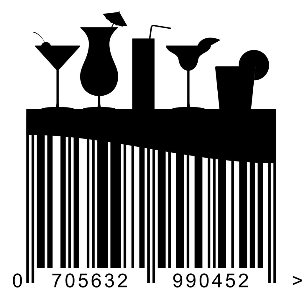 alcohol barcode artwork
