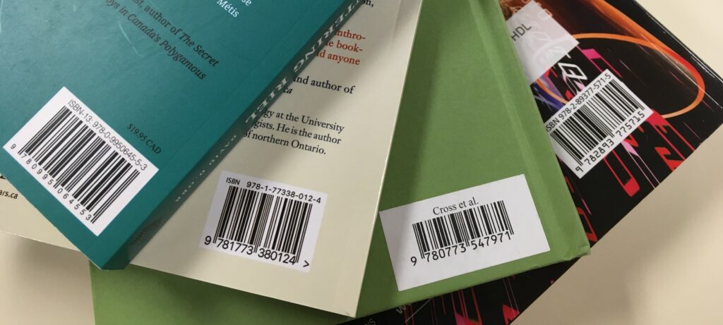 ISSN book barcodes