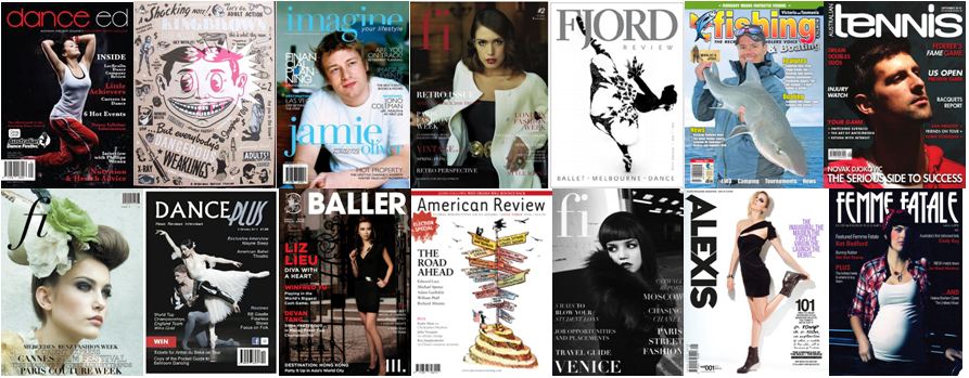 Magazines using our barcodes